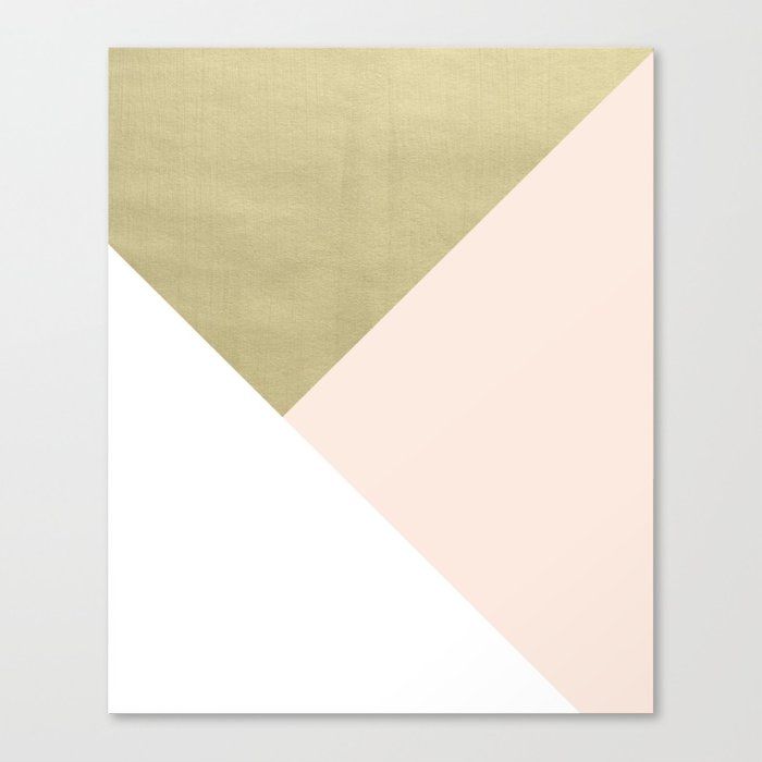 Gold meets Blush White Geometric — view 1
